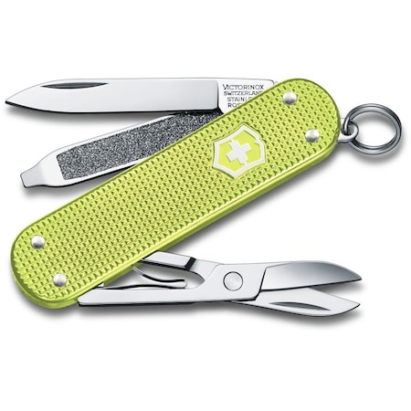 Swiss Army Brands 2024 Victorinox Classic Sd Alox, Lime Twist VIC-0.6221.241G